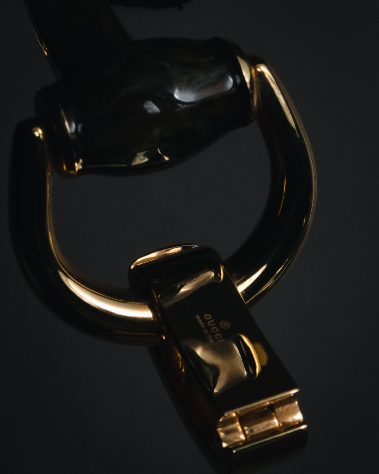 "GUCCI" 00’s Oversized horsebit link bracelet