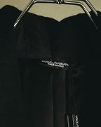 “DOLCE&GABBANA” Late 2010’s-early 2020’s Baroque jacquard belted robe coat