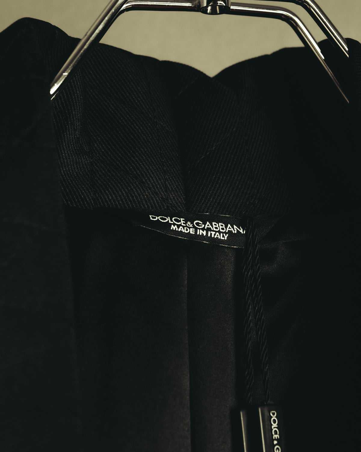 “DOLCE&GABBANA” Late 2010’s-early 2020’s Baroque jacquard belted robe coat