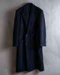 "Polo University Club by Ralph Lauren" Peaked dorapelle double-breasted wool chester coat