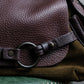 "DAVID&SCOTTI" Buckle design combination material one handle bag