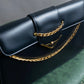 "Cartier" Sapphire rhinestone chain shoulder bag