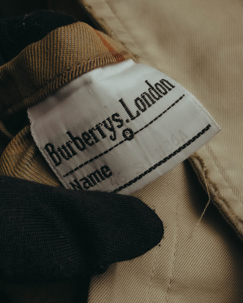 “BURBERRYS” 90’s classic cotton trench coat
