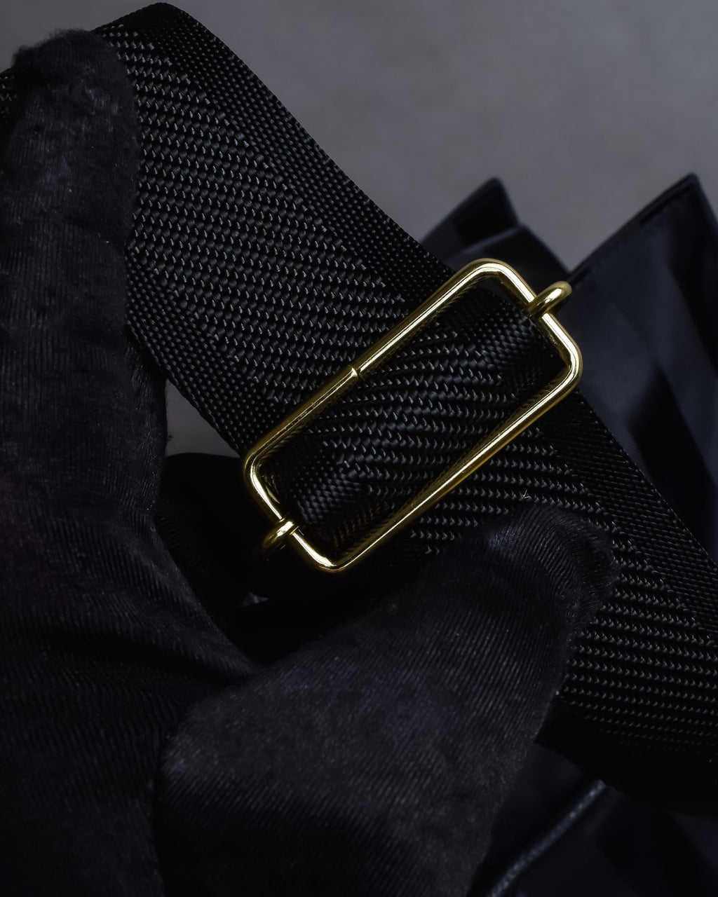 "Rudolph Valentino" Striped nylon combination 2-way boston bag