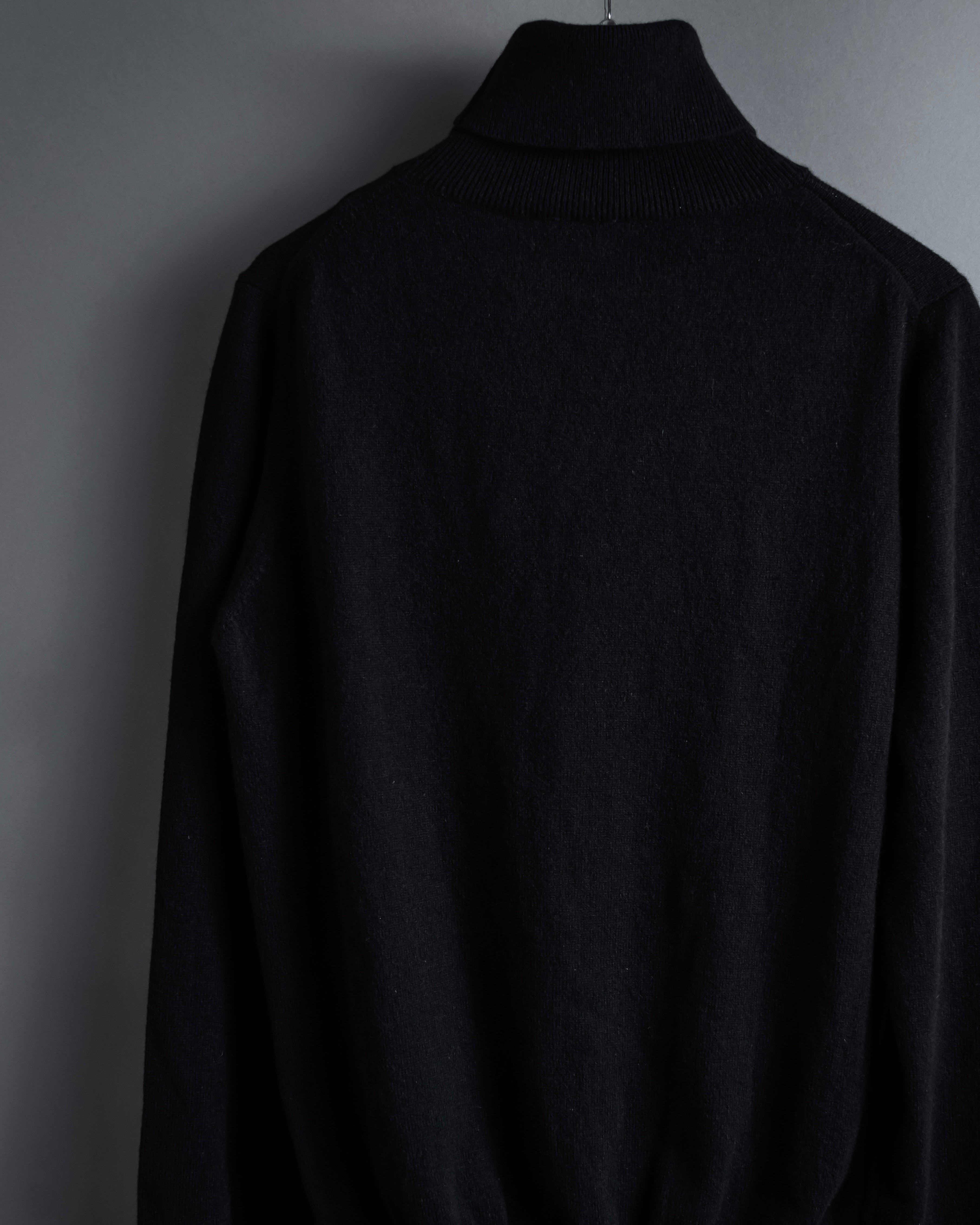 "PRADA" High-gauge folded turtleneck knit