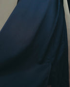 -SPECIAL- "Jil Sander" 2023 Elegant rayon skipper mock-neck shift dress