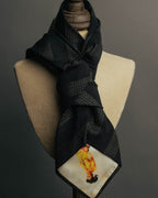 "Dolce & Gabbana" 00's-10's Silk wool scarf tie