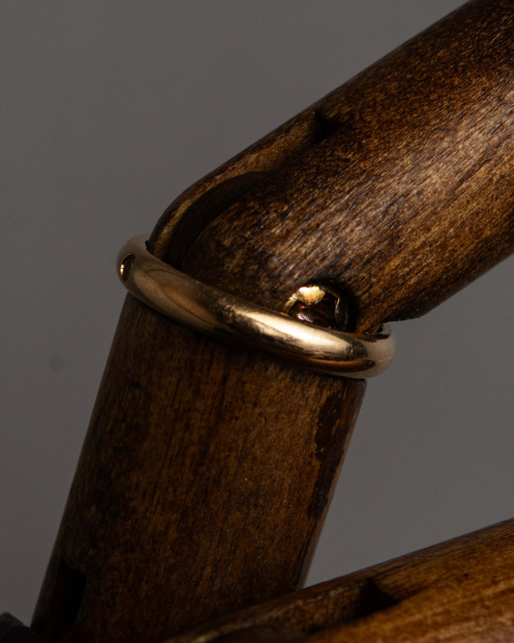 "Cartier" Band 1PD PG AU750 diamond ring