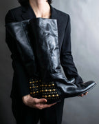 "GUCCI" Stud design vibram sole long boots