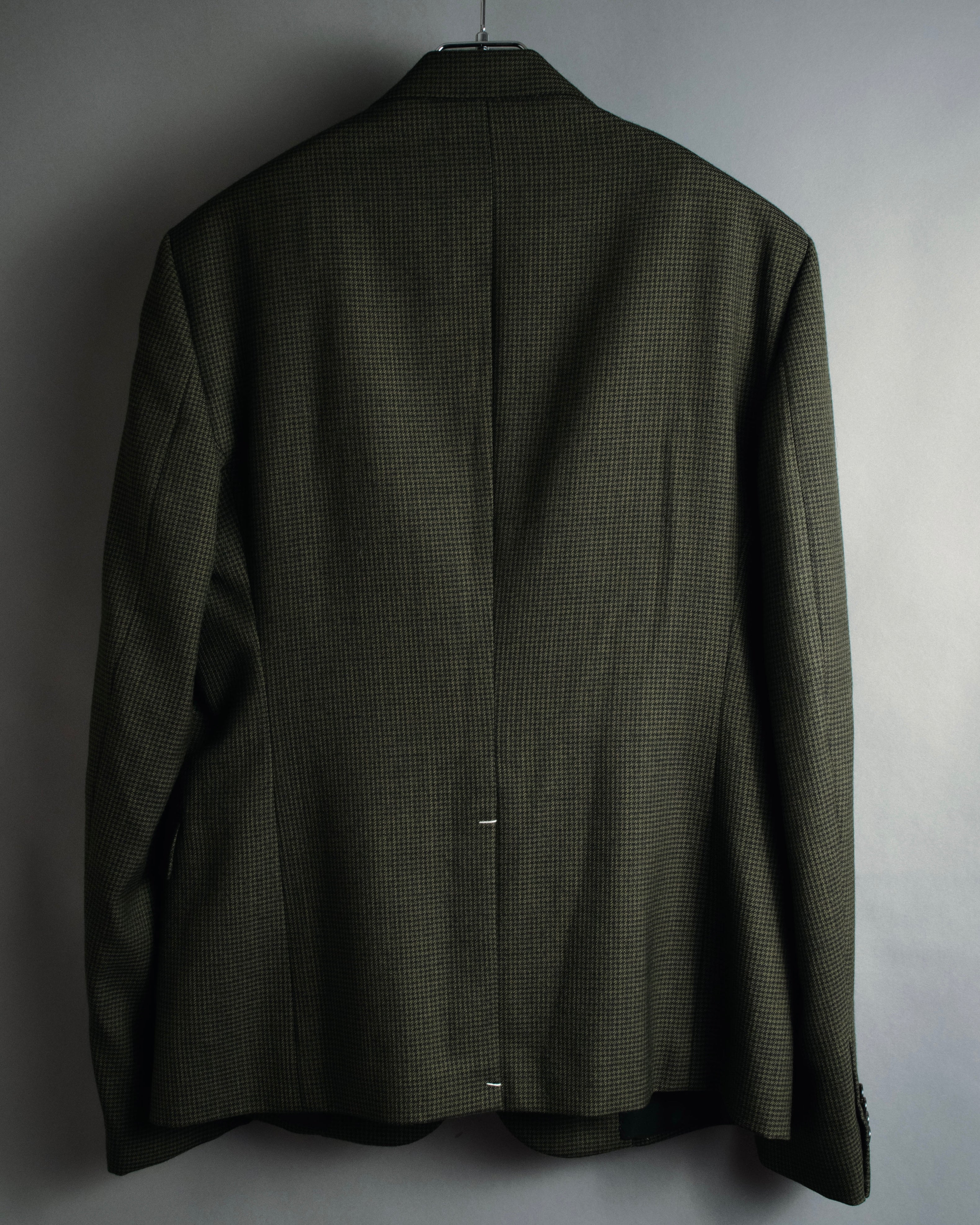 "VALENTINO" 2015 AW micro houndstooth tailored jacket