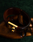 -MOOD Christmas Collections-
"PRADA" Miuccia Prada design tortoiseshell architectural bangle