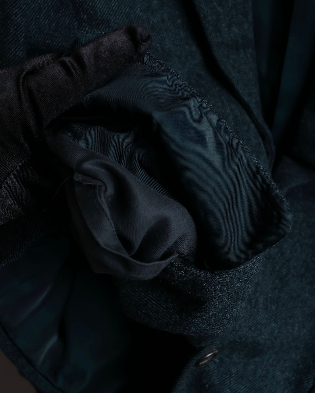 "COMME des GARCONS HOMME DEUX" Box silhouette heather grey tailored jacket