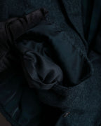 "COMME des GARCONS HOMME DEUX" Box silhouette heather grey tailored jacket