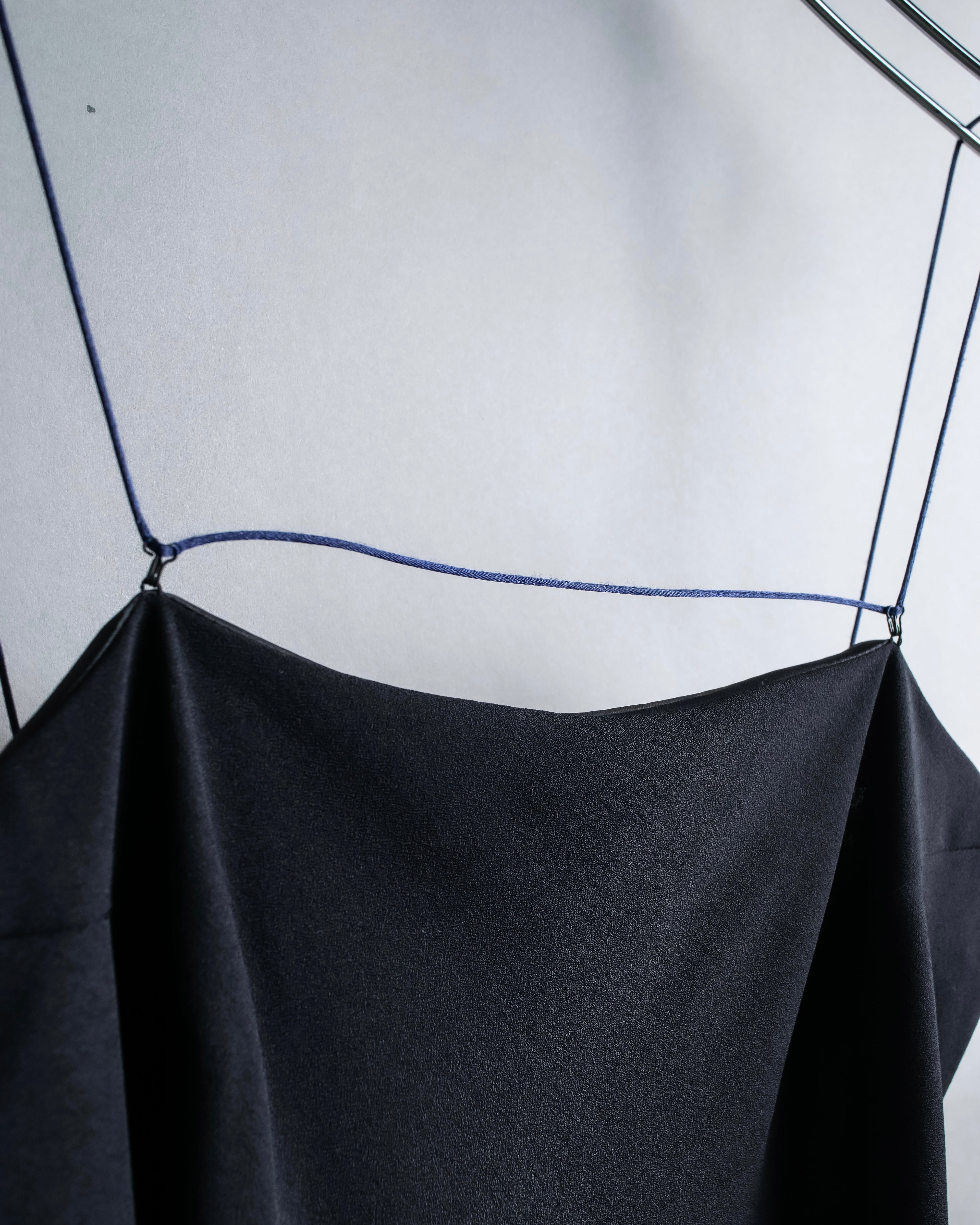 "BALENCIAGA" Piping material switching camisole