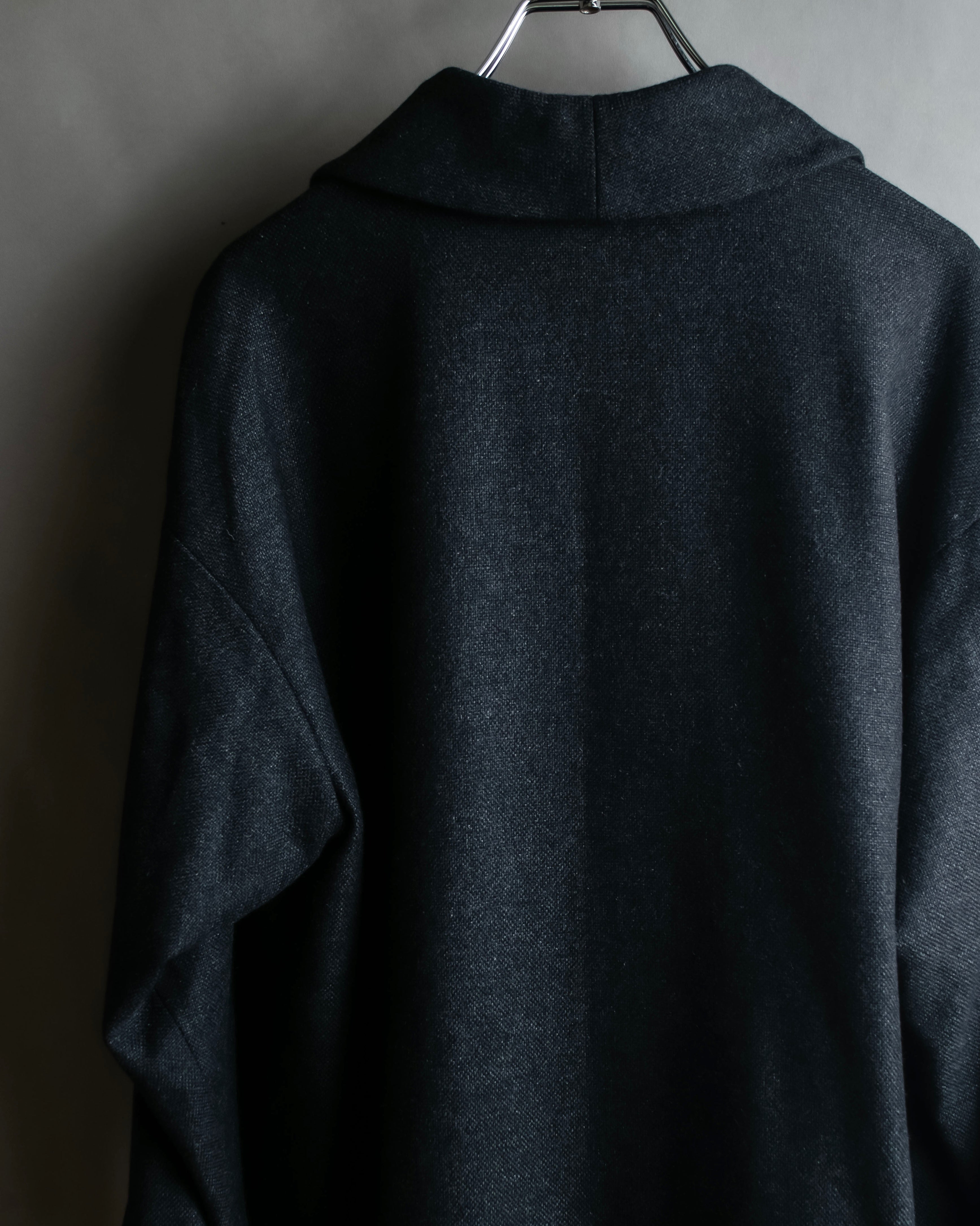 "ETRO" Shawl collar belted mid-length coat