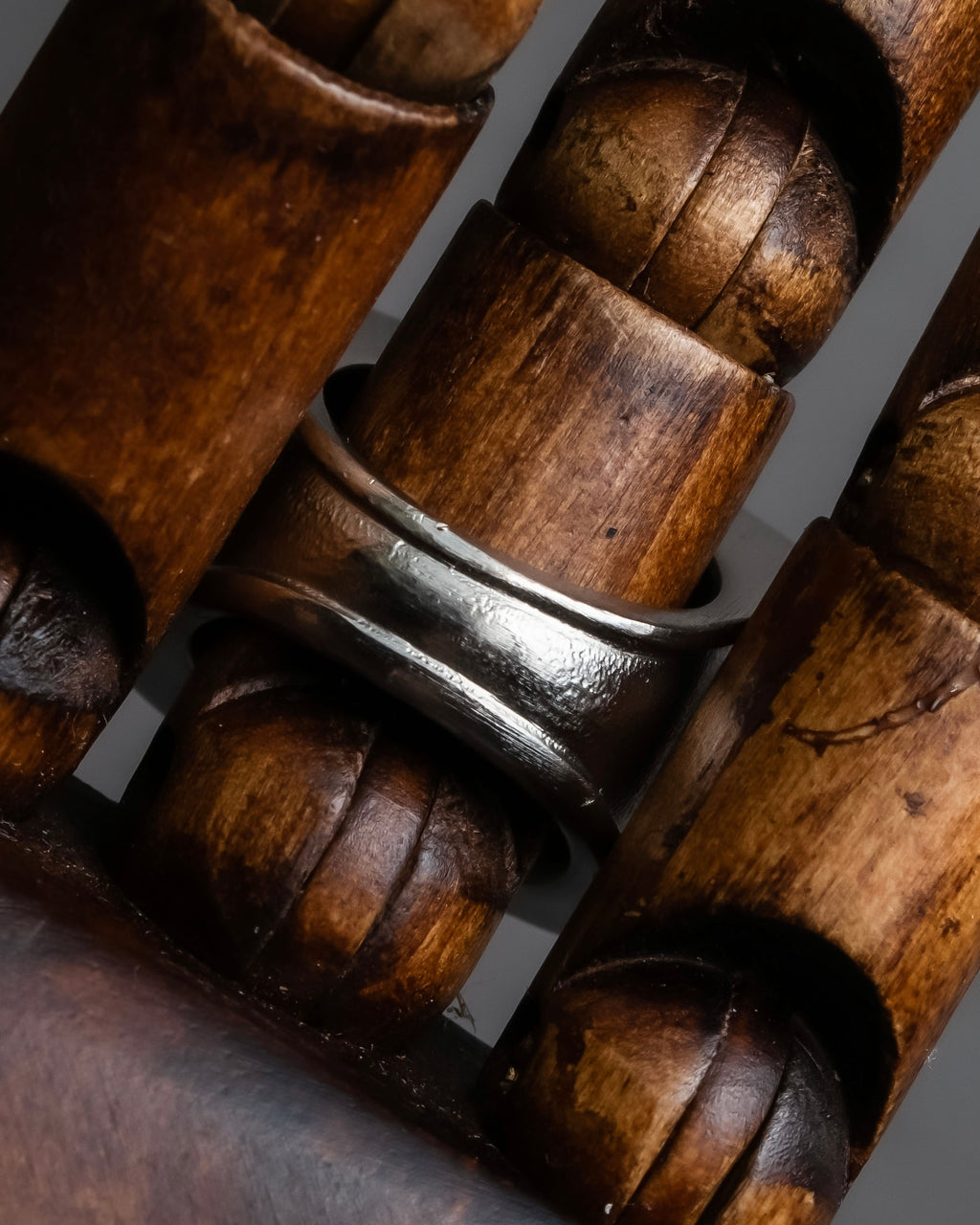 "CHANEL" 00AW Karl Lagerfeld period clear stone design logo engraved ring