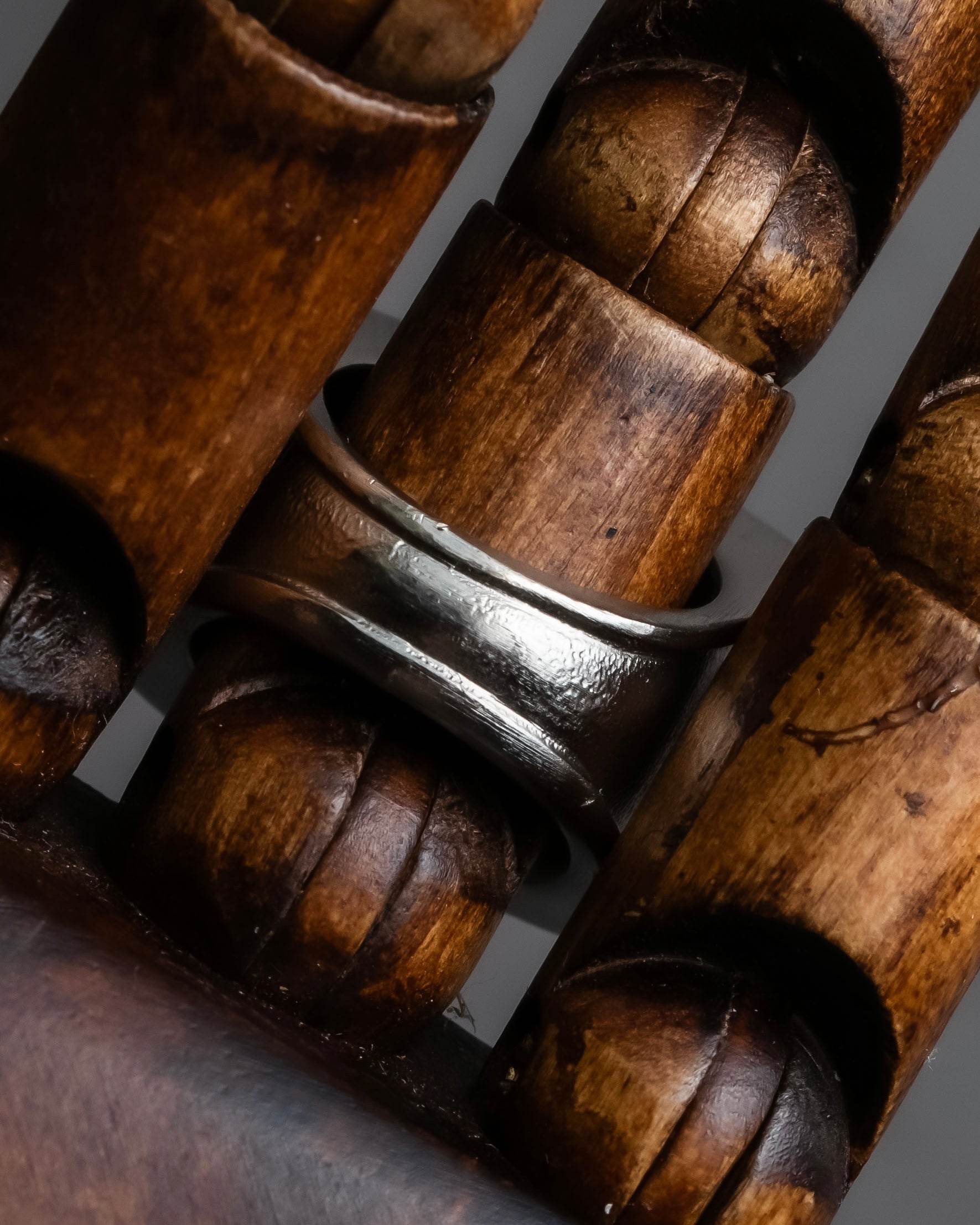 "CHANEL" 00AW Karl Lagerfeld period clear stone design logo engraved ring