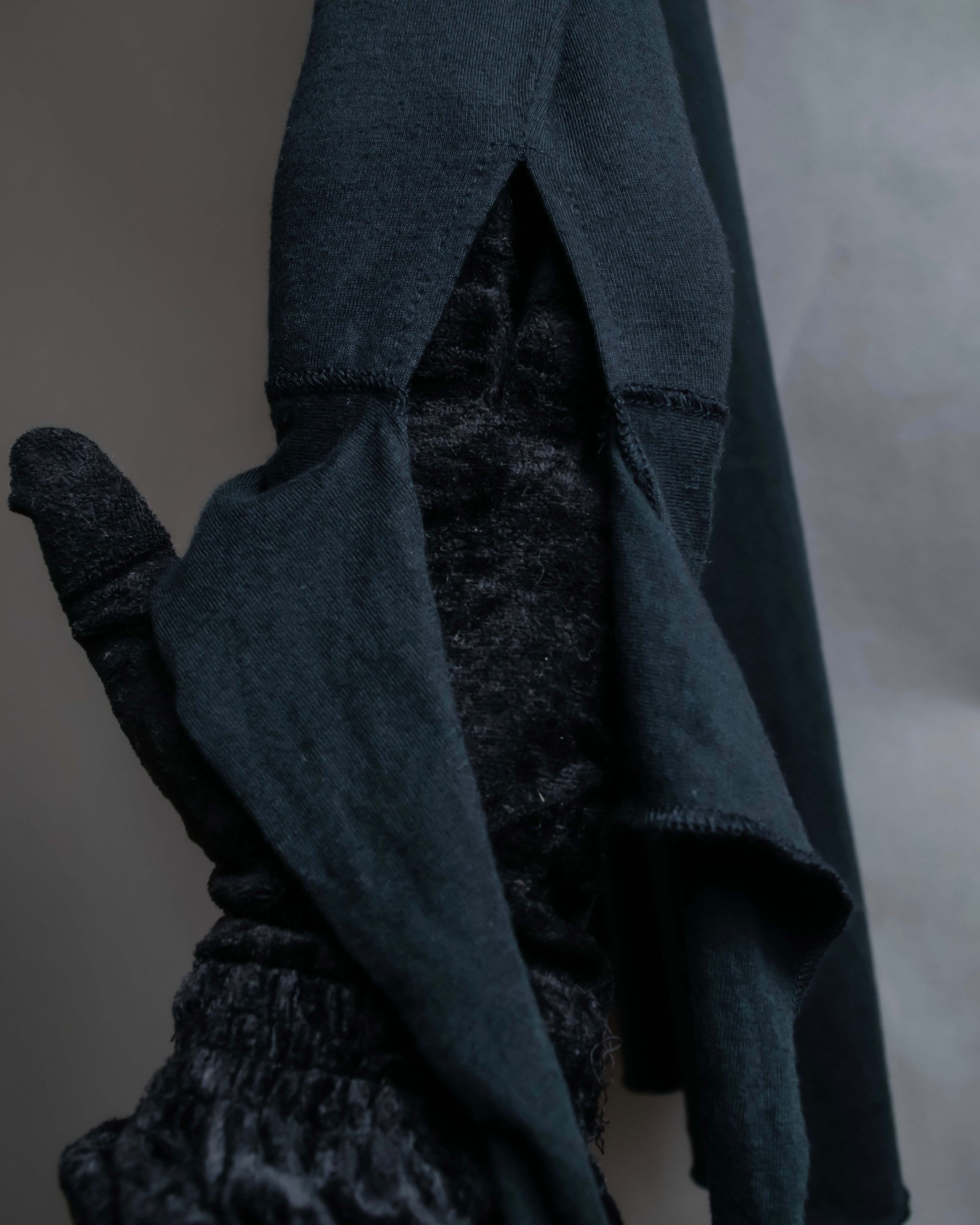 "JUNIOR GAULTIER" Sheer layered tie detail dress