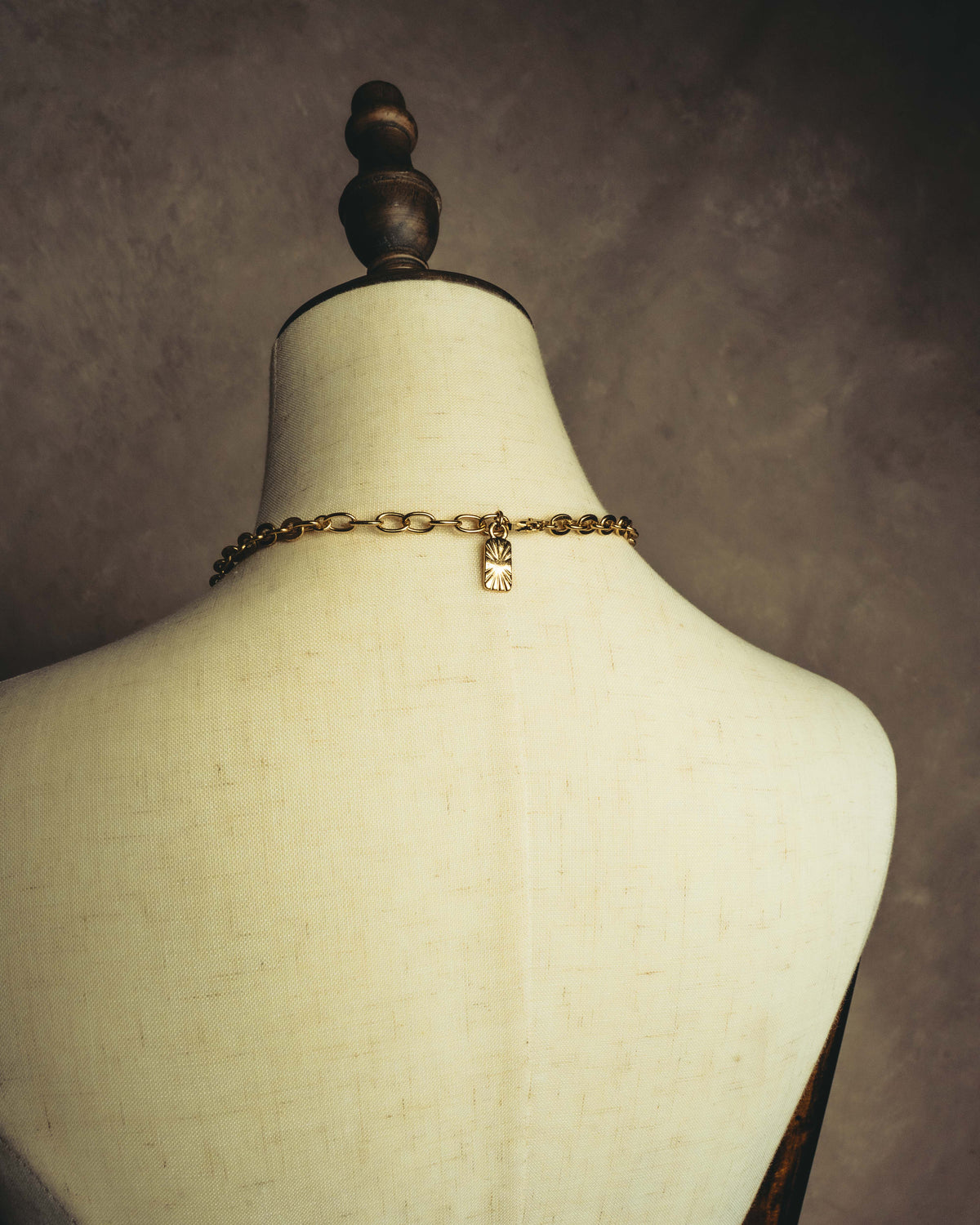 -SPECIAL- "Yves Saint Laurent" 90's-00's Sculptural coral motif crystal pendant necklace