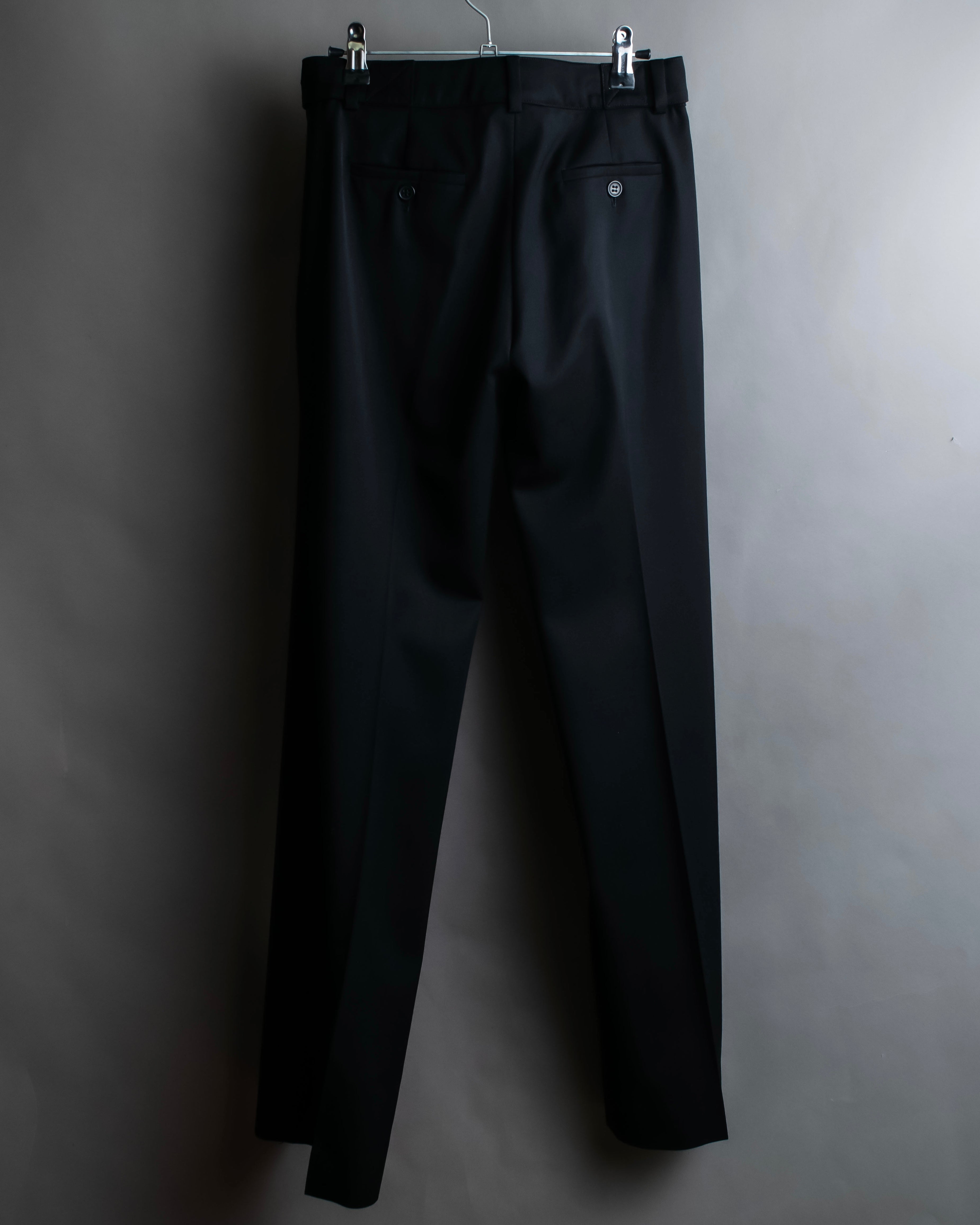 "Chloe" Oversized wool matte black set up