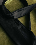 -SPECIAL- “HERMÈS” 2008-18 Suede cutwork leather tie