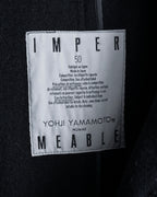 "YOHJI YAMAMOTO" Straight line stand collar coat