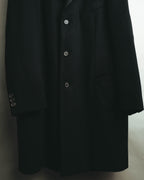-SPECIAL- “VALENTINO” 2000’s Satin lapel single breasted wool coat