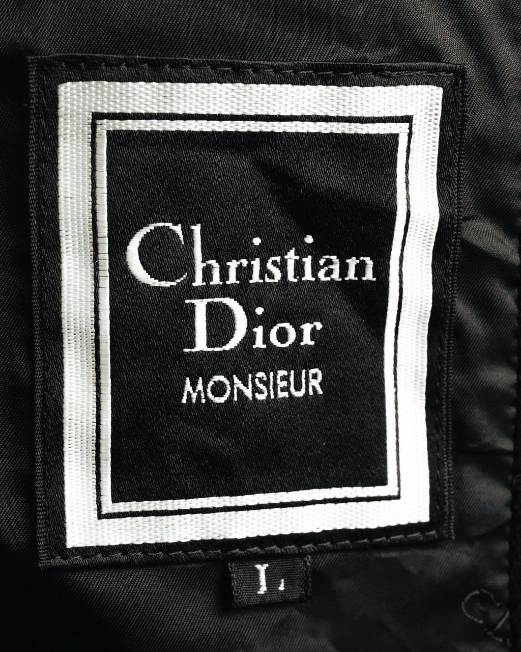 “Christian Dior MONSIEUR” 80’s-90’s Ribbed collar oversized wool field jacket