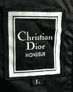 “Christian Dior MONSIEUR” 80’s-90’s Ribbed collar oversized wool field jacket
