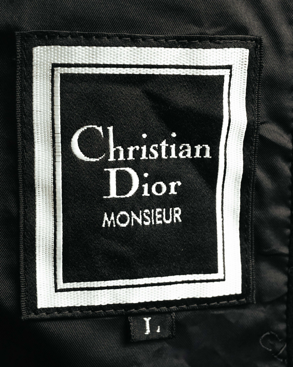 “Christian Dior MONSIEUR” 80’s-90’s Ribbed collar oversized wool field jacket