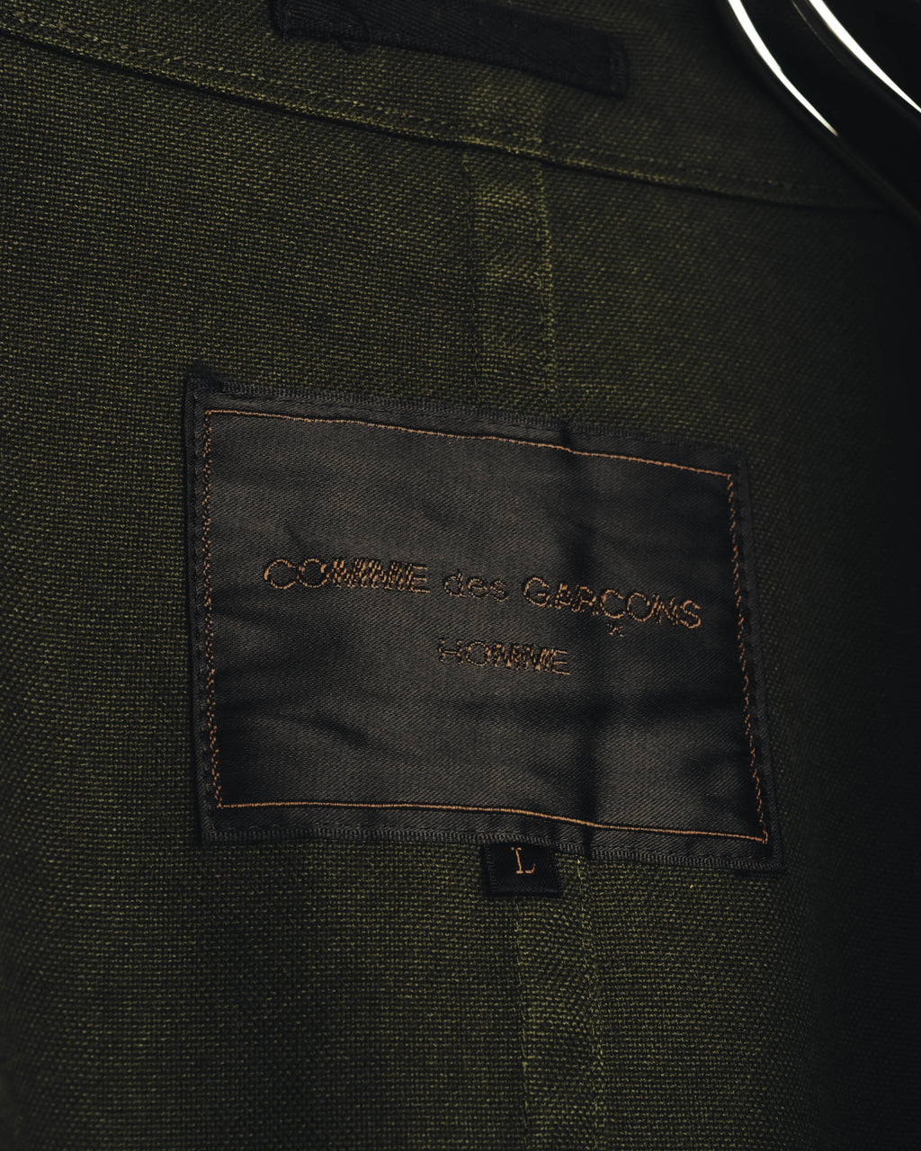 -SPECIAL- "COMME des GARÇONS HOMME" 03AW Asymmetric zip long coat