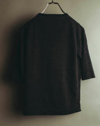 "Margaret Howell" 90's-00's Soft wool short sleeve knit top