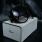 “Dior” Butterfly flame curved surface sunglasses