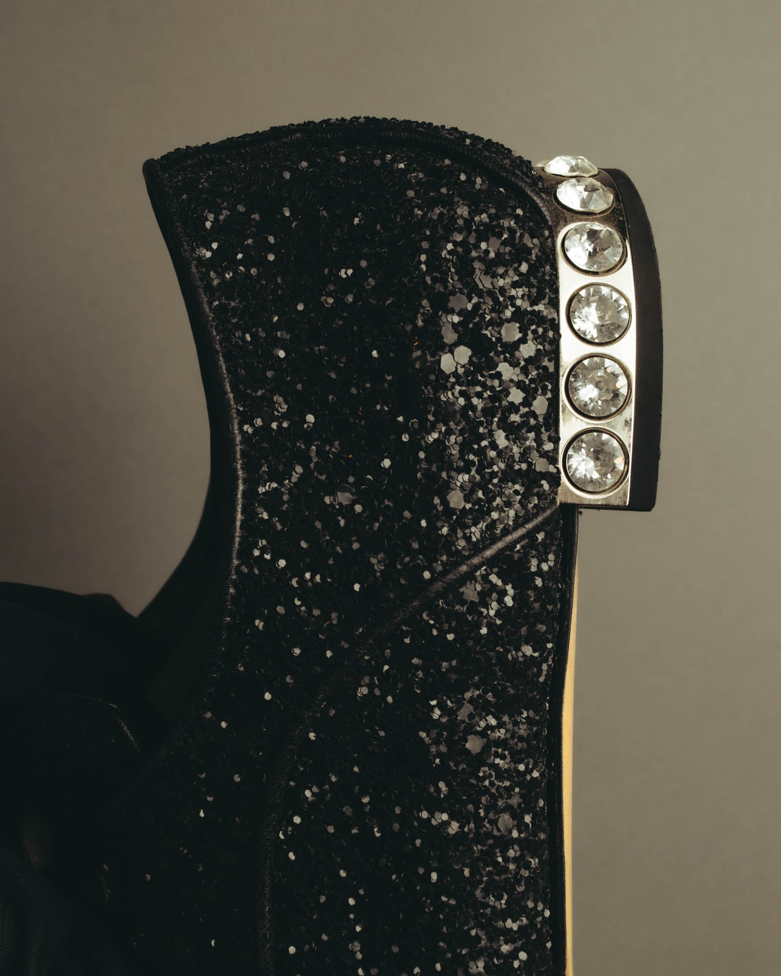 "Miu Miu" 2010's Embellished glitter lace-up oxford shoes