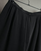 -SPECIAL- “Christian Dior” 80’s silk pleated long skirt