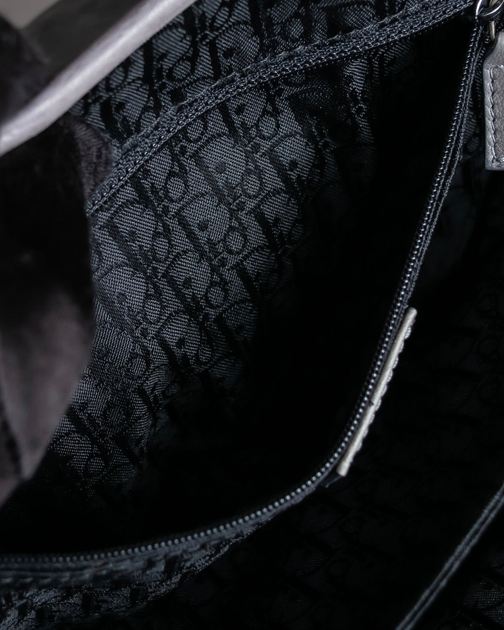 "Christian Dior" John Galliano period Gathering design leather hand bag