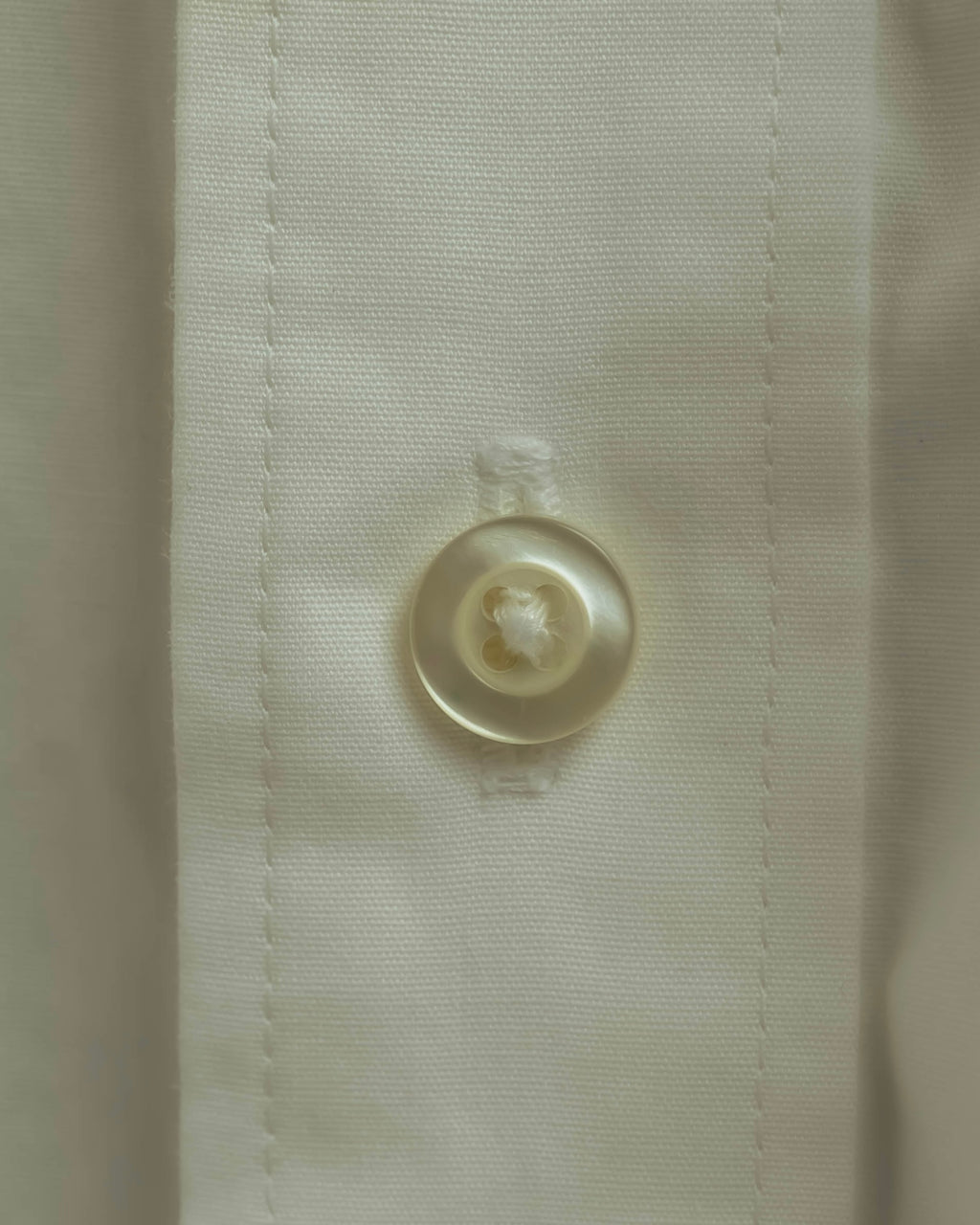 "Yves Saint Laurent" 80's-90's Classic off white dress shirt
