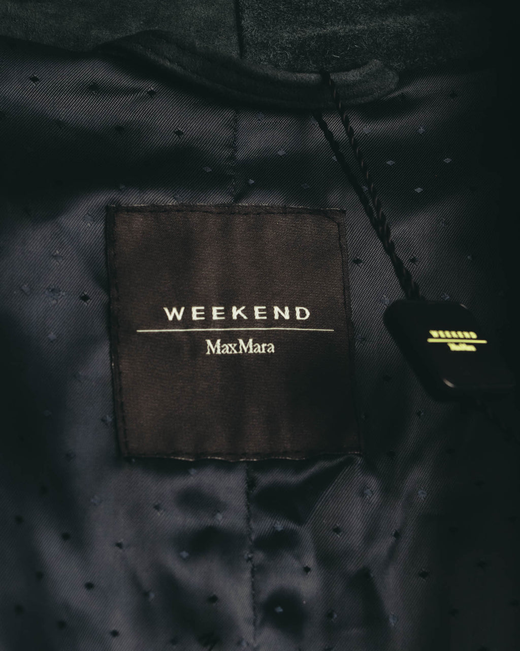 "WEEKEND Max Mara" 10's Soft suede goat leather robe coat