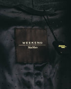 "WEEKEND Max Mara" 10's Soft suede goat leather robe coat