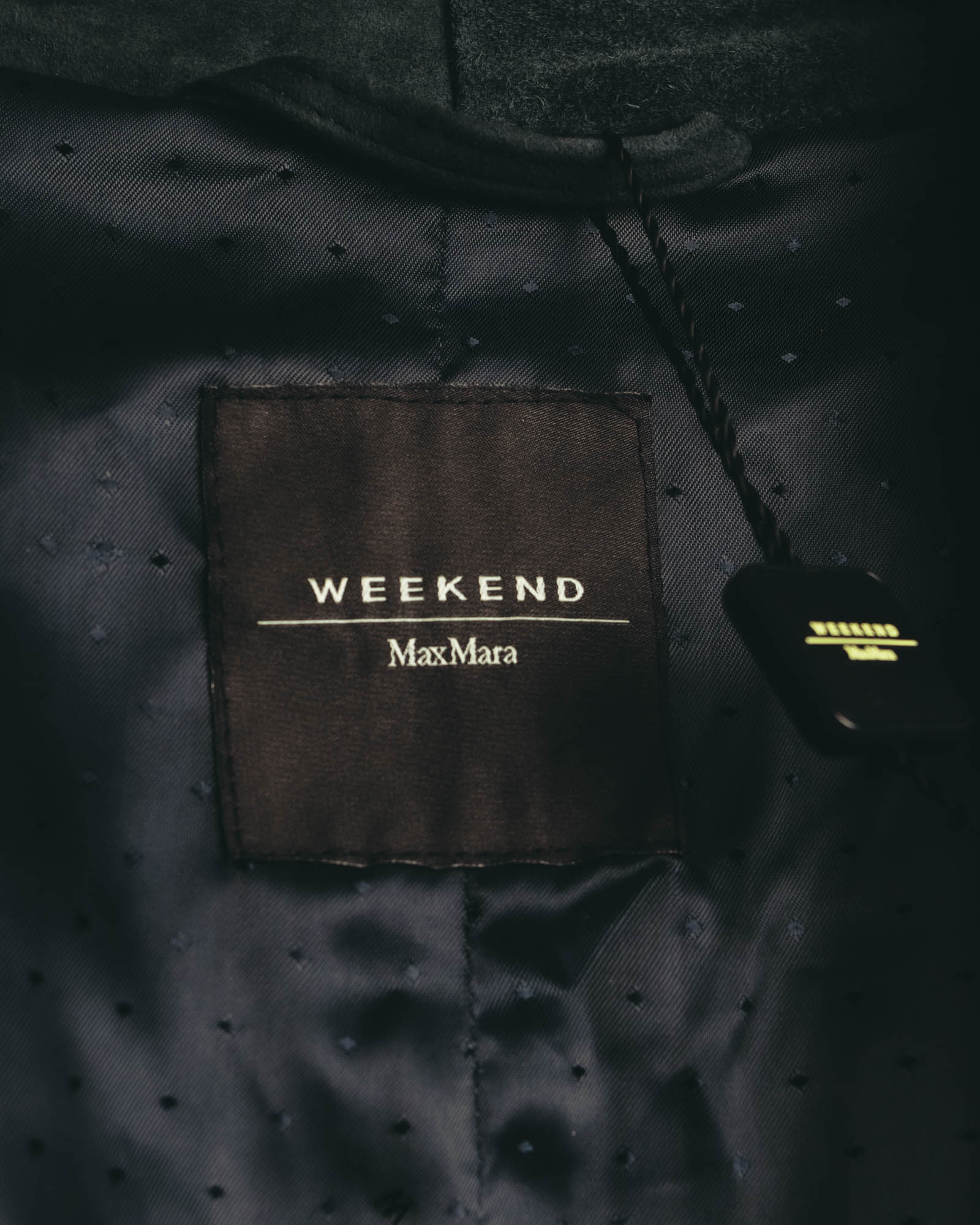 "WEEKEND Max Mara" 10's Soft suede goat leather robe coat