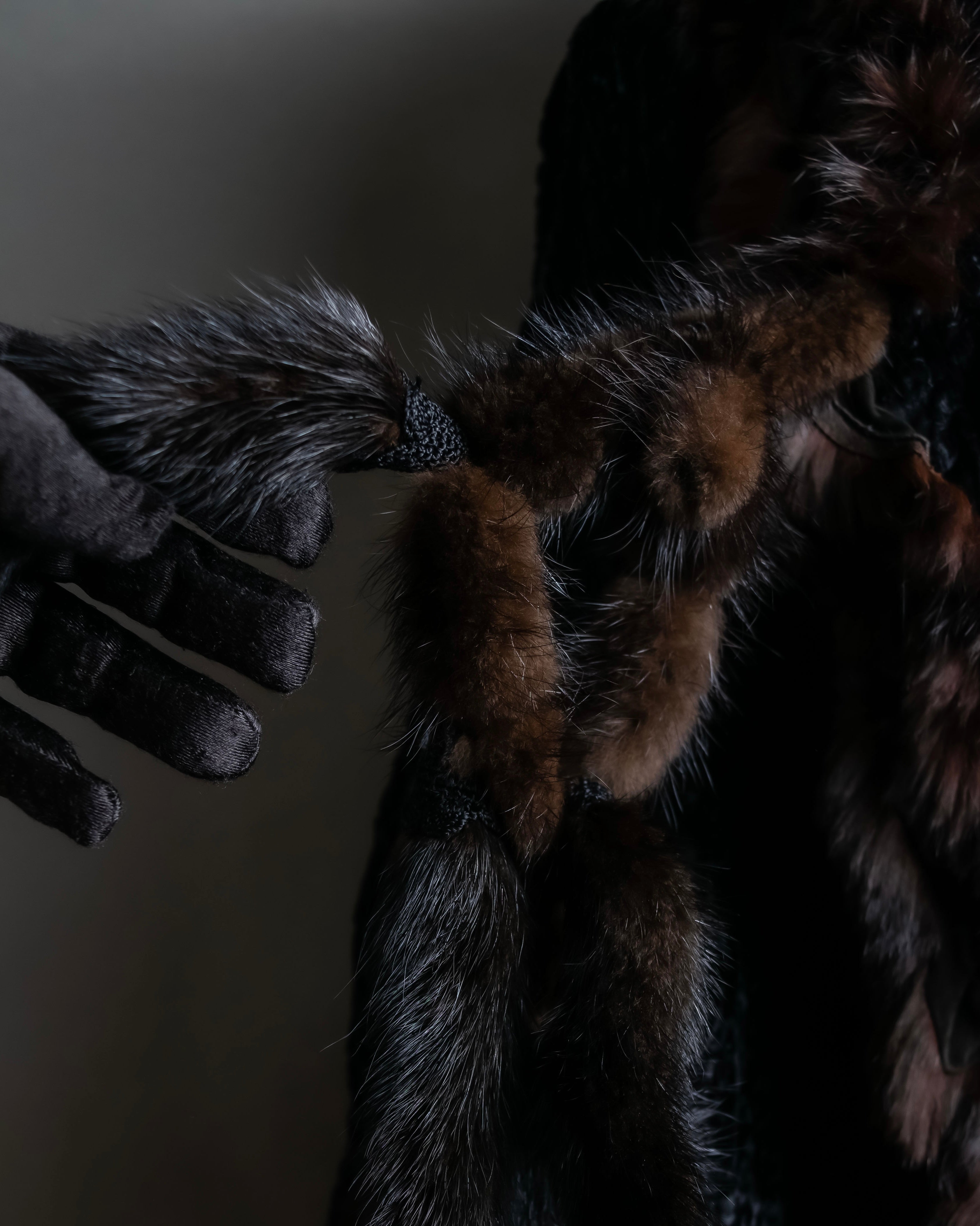 "FENDI" 1970's oversized astrakhan fur coat