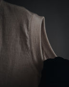 "Maison Margiela" 2014 AW Minimal v-neck knit vest