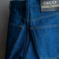 "GUCCI" Logo lapel design one wash flare denim