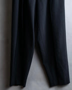 "LOEWE" Deep pleat tapered draped slacks