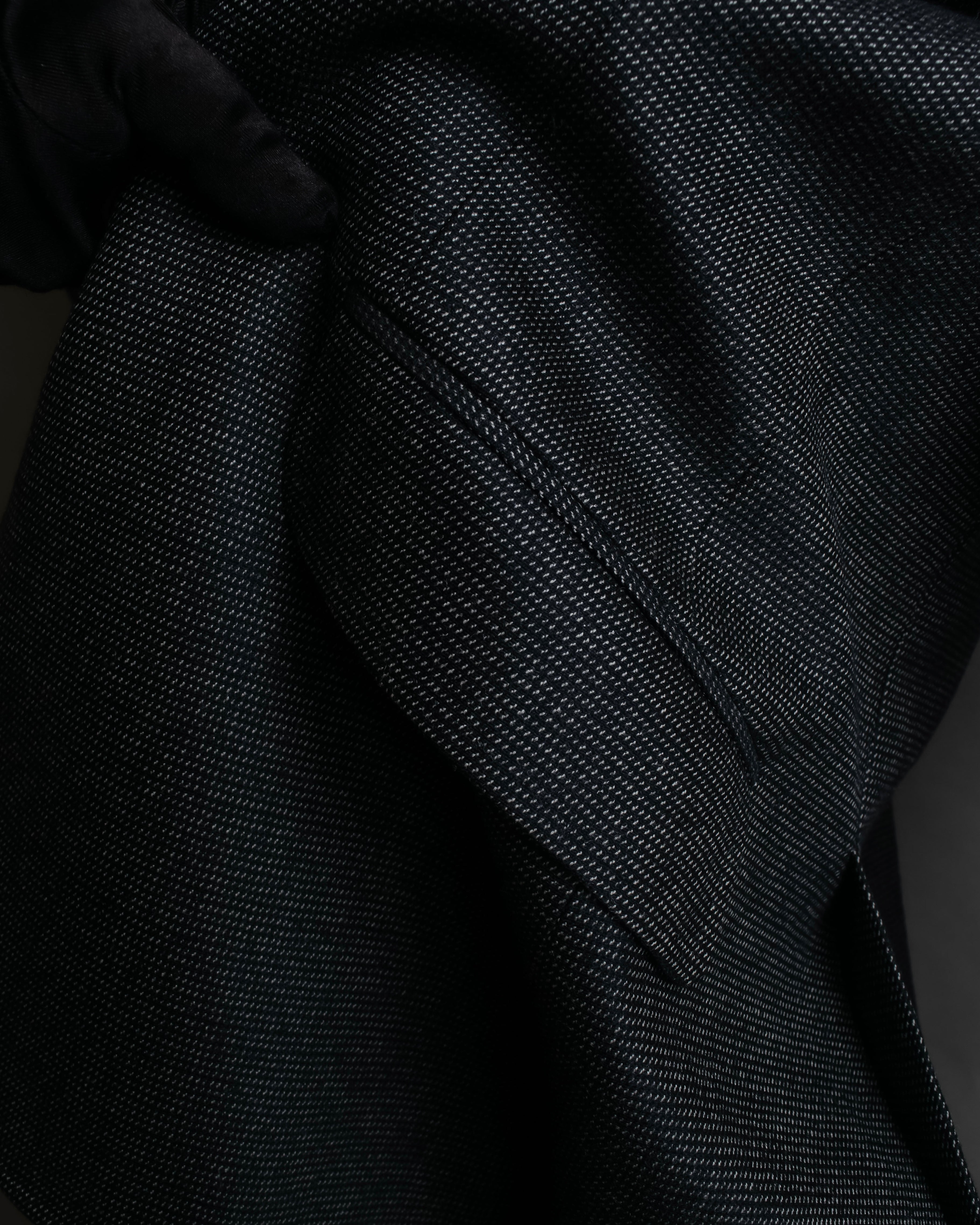 "GUCCI" 90's Tom Ford period bird eye weave set up