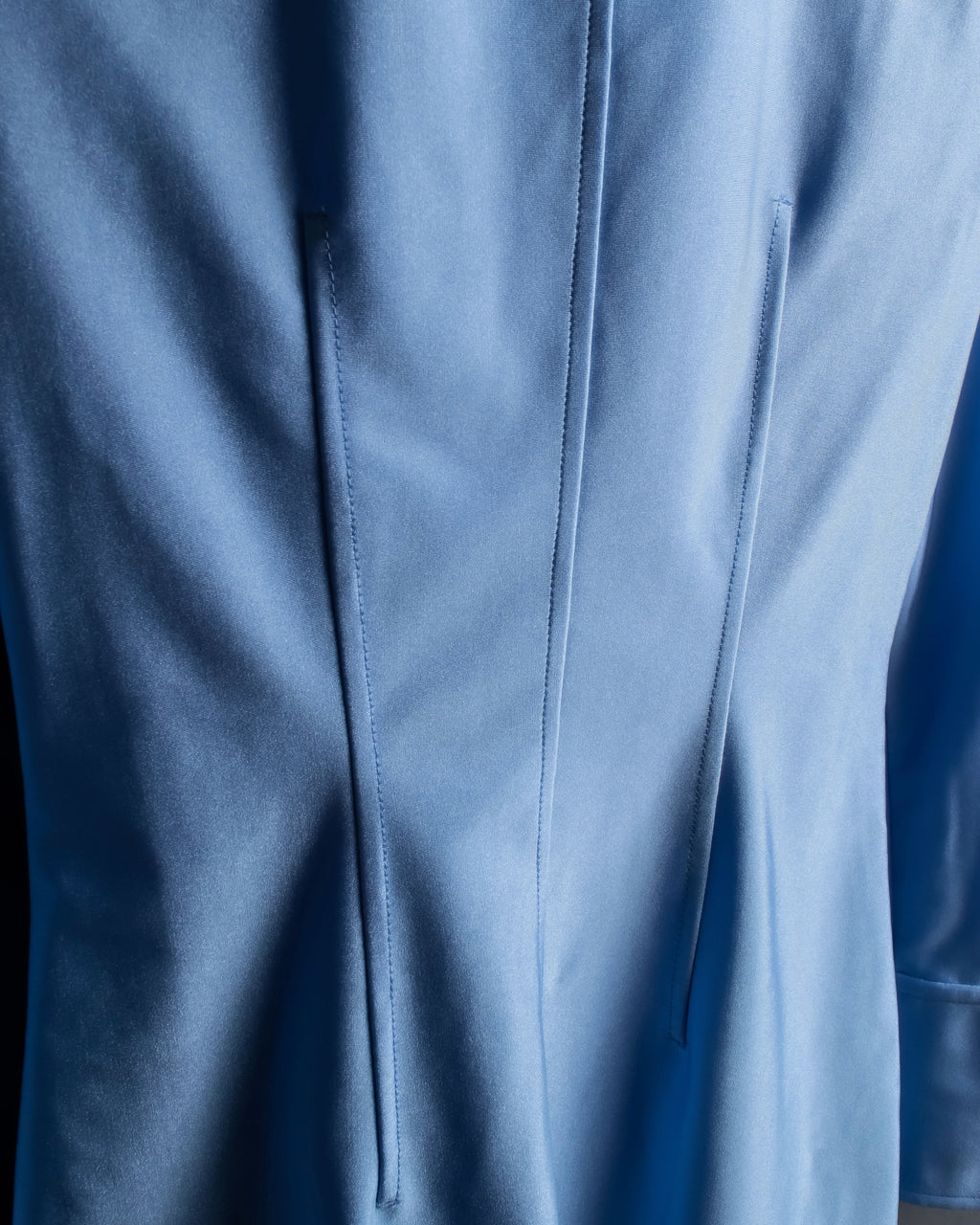 "ALEXANDER WANG" Three-dimensional cut design light blue shirt