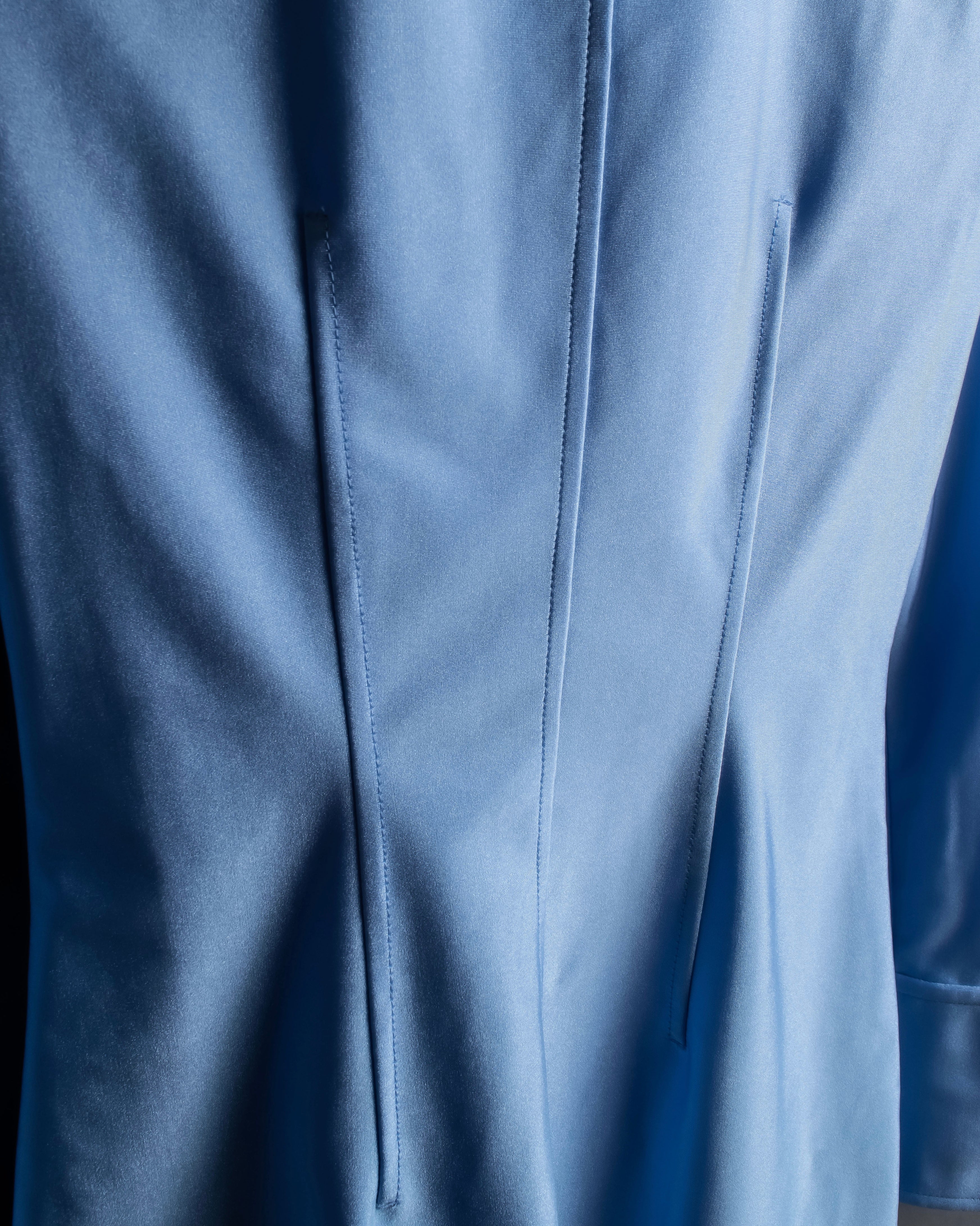 "ALEXANDER WANG" Three-dimensional cut design light blue shirt