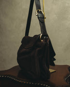 "Salvatore Ferragamo" 00's-10's Gancini leather shoulder bag