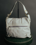 -SPECIAL- “Yves Saint Laurent” 2004-2011 Pilati era bow leather shoulder bag