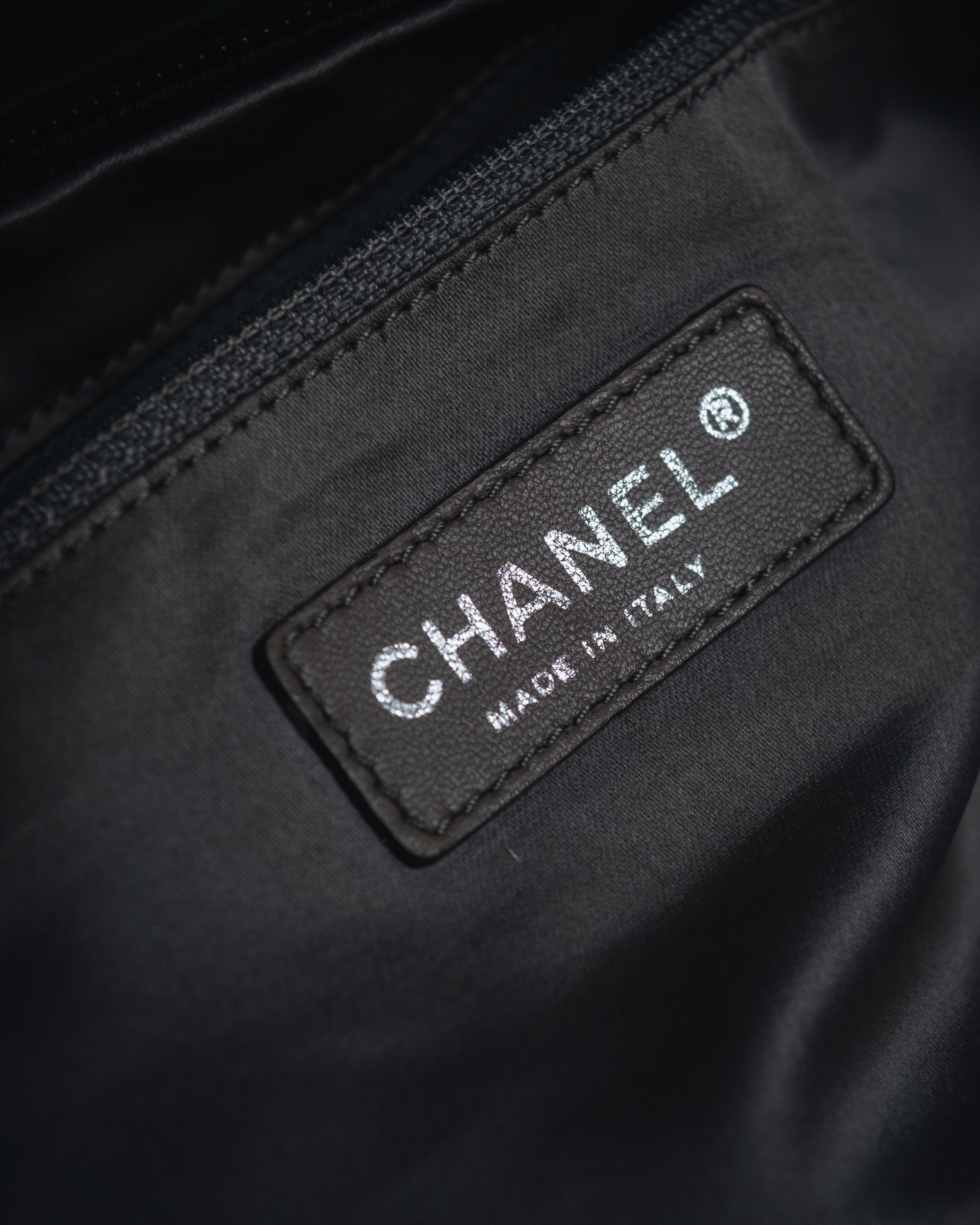 –SPECIAL–"CHANEL" 08-09’s Satin quilted bow shoulder bag